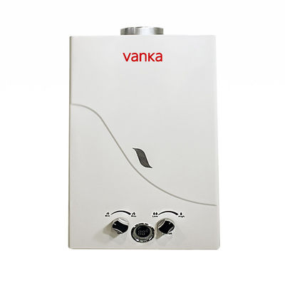 Aquecedor de água a gás de parede de 6L com ignição elétrica por pulso automático para água quente instantânea
