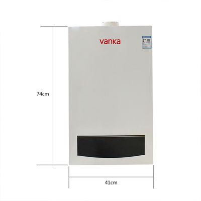Caldeira combinada de gás natural revestida em pó 20 - 40Kw para aquecimento de ambiente / água quente