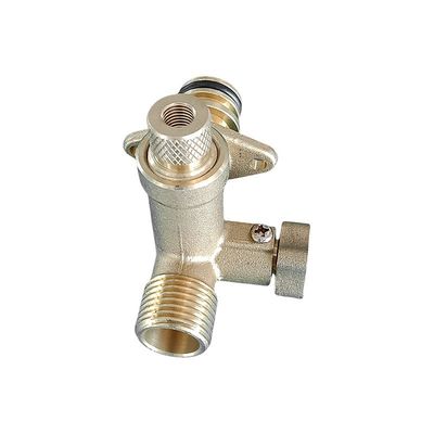 Conector de entrada de latão resistente à corrosão para aquecedores de água externos