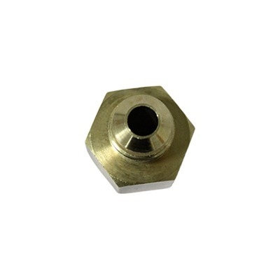 Conector de tubo de gás reto de latão para uso em fogão
