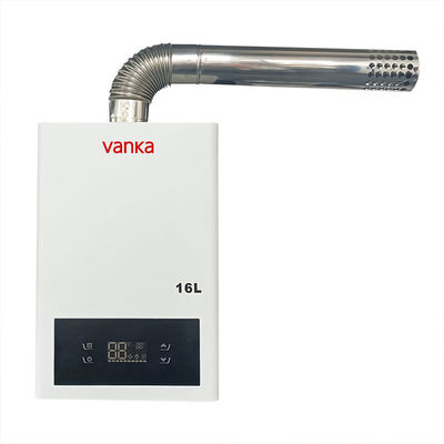 Aquecedor de Água de Temperatura Constante com Saída de Água Quente de 12-16 L/min, Faixa de Temperatura de 30°C - 60°C e Pressão Mínima de Partida de 0,02 MPa