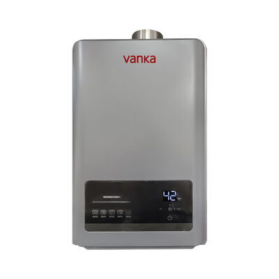 12L aquecedor de água termostático sem reservatório cinza tubo de combustível duplo