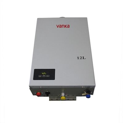 Aquecedor de água a gás digital interno de 12L Exaustão forçada Operação silenciosa Economia de energia Aquecimento sob demanda