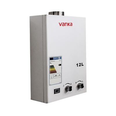 Aquecedor de água de gás de escape forçado com regulação de temperatura digital de alta eficiência 12L a 24L Capacidade para uso doméstico e comercial