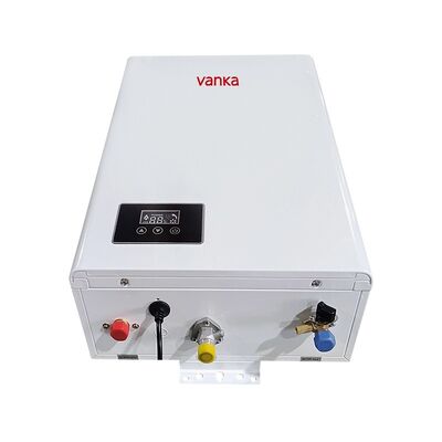 Aquecedor de água a gás termostático digital de 16L branco