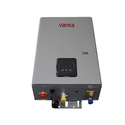 Aquecedor de água digital sem tanque para interior de 20L, fornecimento multiponto, temperatura constante automática, controle inteligente, alta eficiência