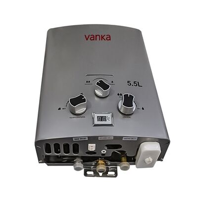 Outdoor Portátil Camping sem tanque aquecedor de água de propano baixa pressão de arranque Design compacto leve fácil operação