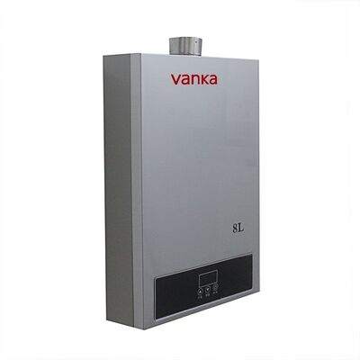 Geisero de gás portátil de 8 litros, controle automático de temperatura interior, aquecedor de água