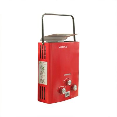6L aquecedor de água portátil a GLP chuveiro instantâneo para atividades de aventura