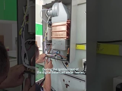 Totalmente automático 16L aquecedor de água a gás interior temperatura constante ventilador inteligente forçado