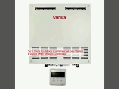 52 litros aquecedor de água a gás comercial exterior com controlador com fio