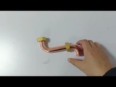 Acessórios de ligação de tubos e cotovelos de cobre para aquecedores de água a gás